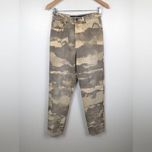 Angelo Marani Marex Womens Size 42 Camo Style Tapered Leg Made in Italy Designer